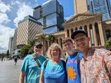 The fam reunited infront of city hall
